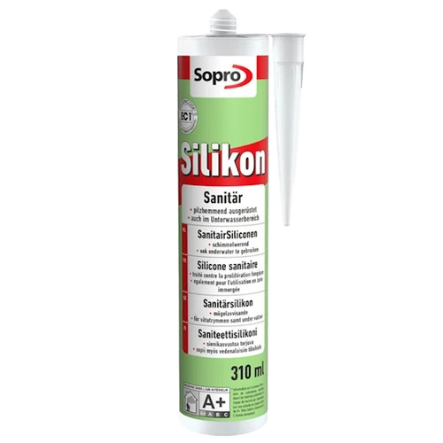 Sopro sanitärsilikon 310ml - sanitärsilikon,