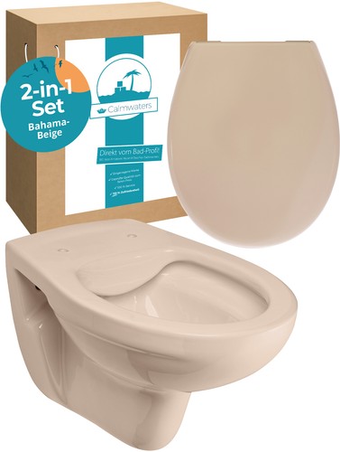 Hänge bahamabeige - hänge-wc,