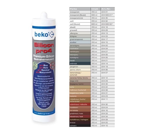 Beko silicon pro4 310 - 310, ml